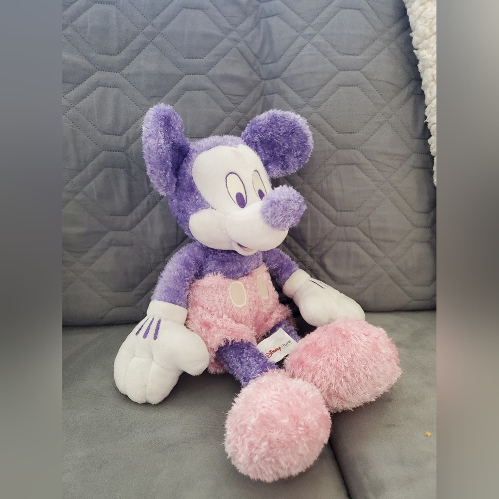VTG Mickey Mouse Plush Pastel